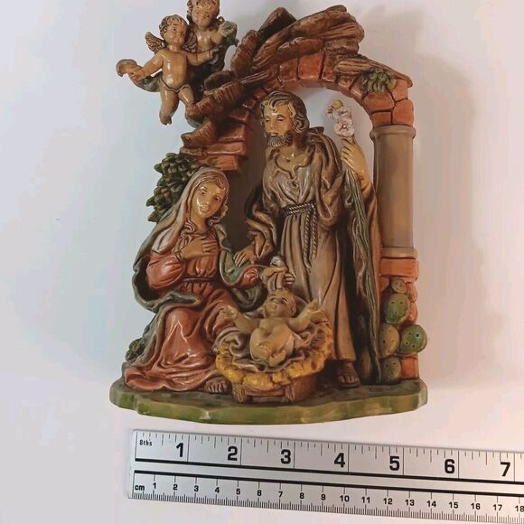Fontanini Holy Family Christmas Creche #407 Made In Italy Very Good Condition - Picture 11 of 11